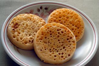 "I have never dared to look at a picture of a crumpet," says Olivia.