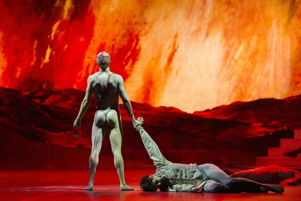 Editorial Use Only. No Merchandising Mandatory Credit: Photo by Alastair Muir/REX/Shutterstock (5673504bd) Steven McRae as The Creature, Federico Bonelli as Victor Frankenstein 'Frankenstein' Ballet choreographed by Liam Scarlett performed by the Royal Ballet at the Royal Opera House, London, UK, 3 May 2016
