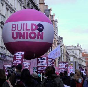 University and College Union (UCU) supported the National Union of Students (NUS) Photo: Chanelle Field