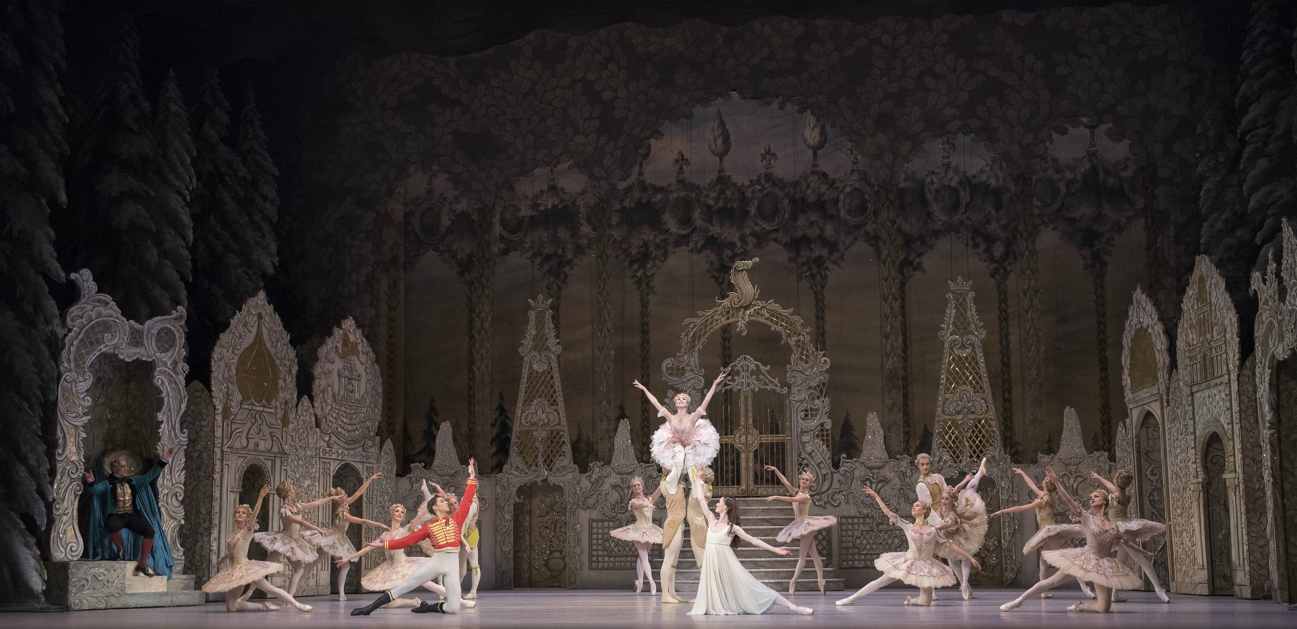 Artists of The Royal Ballet in the Nutcracker. Photo by Alastair Muir/Rex Features