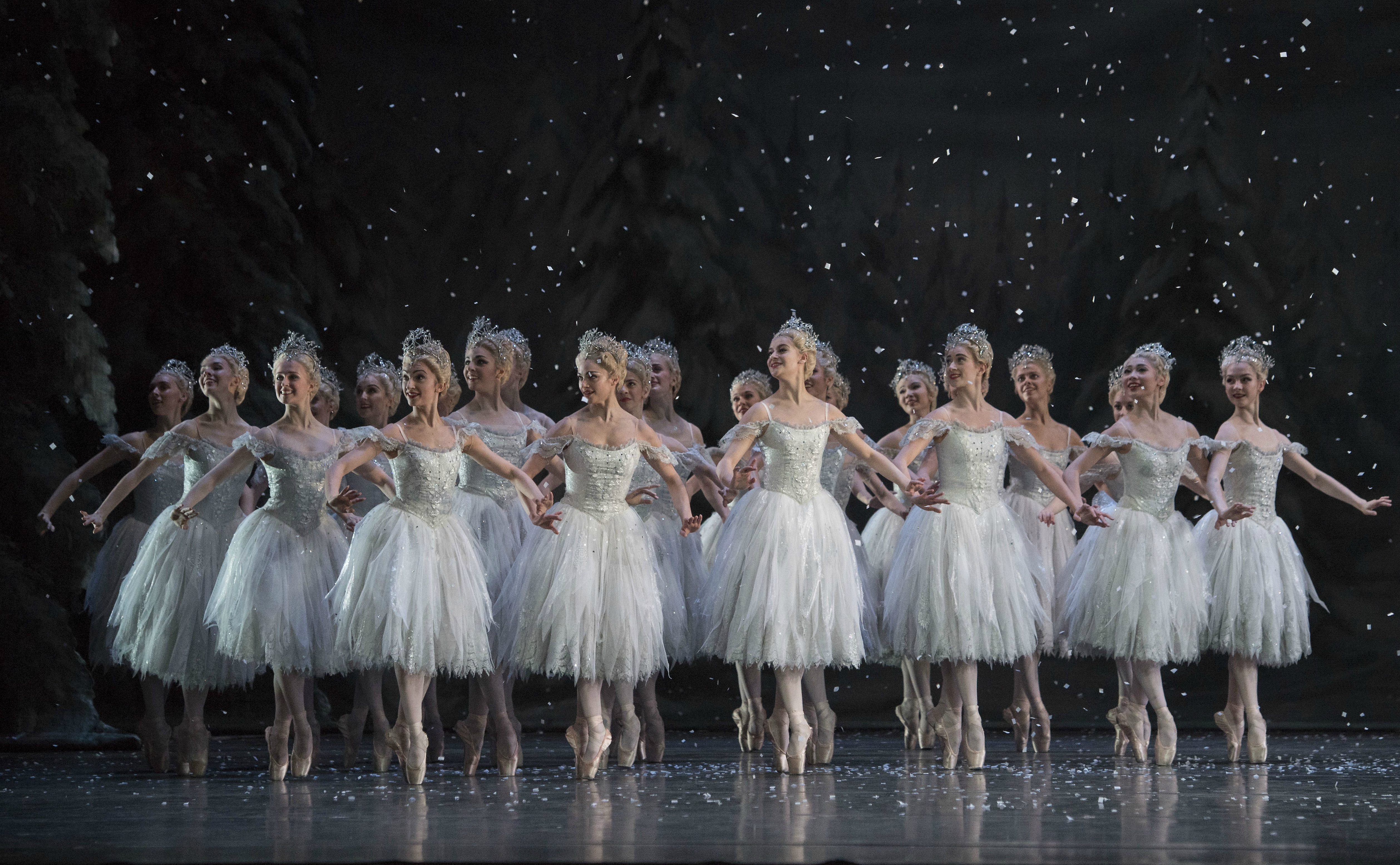 Artists of The Royal Ballet in the Nutcracker. Photo by Alastair Muir/Rex Features