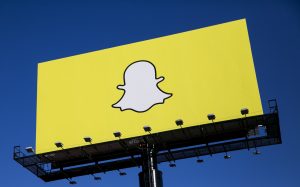 Snapchat advertise their app to entice users! Photo by ddp USA/REX/Shutterstock (5331295ep) 