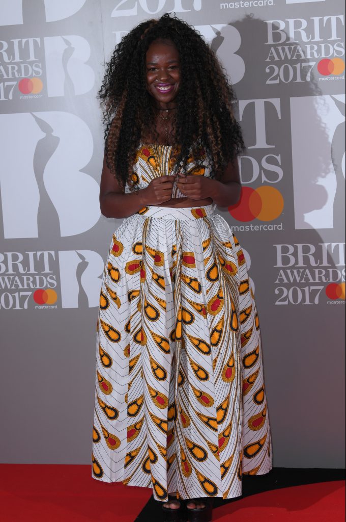 Photo Credit: Rex Features Nao graced the red carpet before going on to win her first Brit during the night. 