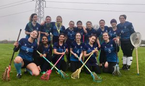 The lacrosse women played an energetic and hectic game against Chichester.
