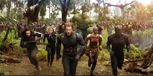 Scene from the Avengers Infinity war trailer