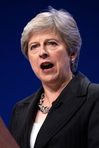 The Prime Minister (pictured at the 2018 Conservative Party Conference) said the UK will still leave the EU, even if parliament rejects the withdrawal terms. Photo: Rex Features