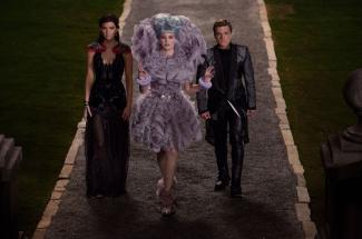 Katniss and Peeta find themselves back in the arena for a second time REX FEATURES