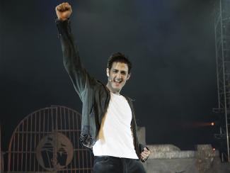 Oliver as Galileo in We Will Rock You