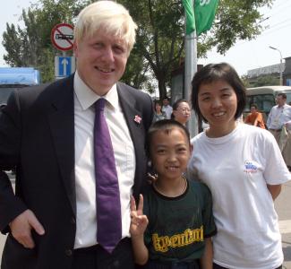 Boris Johnson promoting London in China