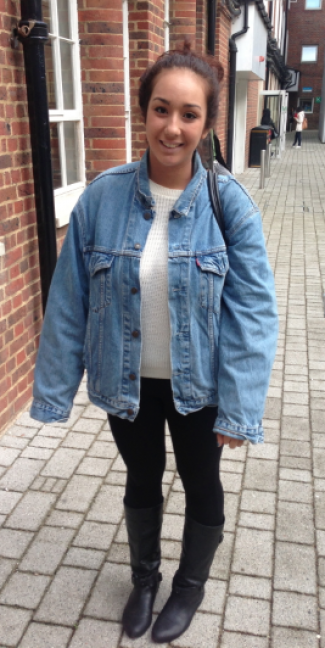 River Online spotted Linda in the courtyard outside the John Galsworthy building