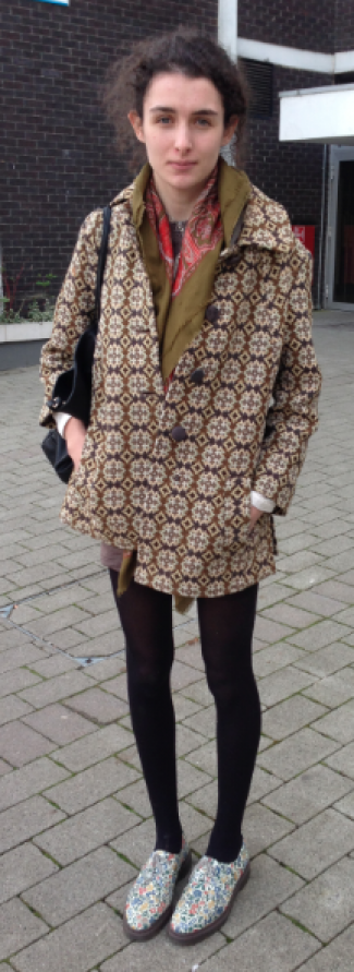 Frances shows us how to mix and match high street with charity shop