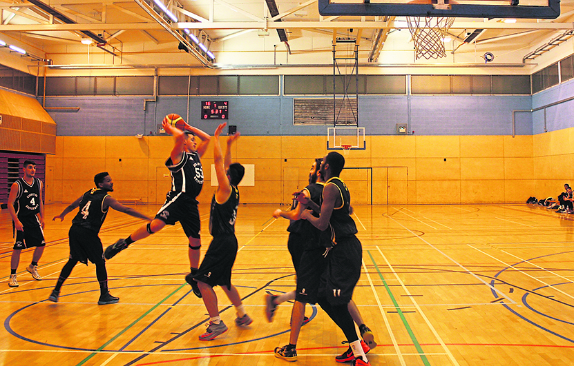Kingston’s male basket ball team beat Westminster and avoid relegation