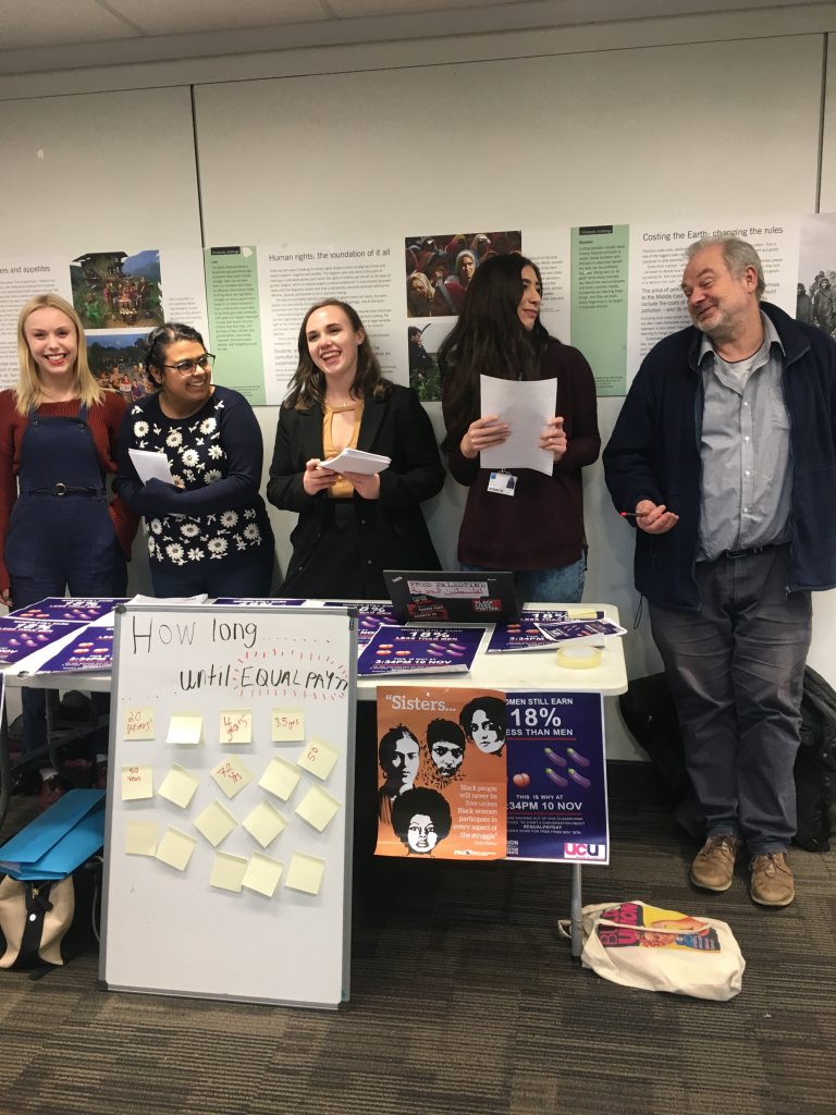 KU campaigns in recognition of equal pay day