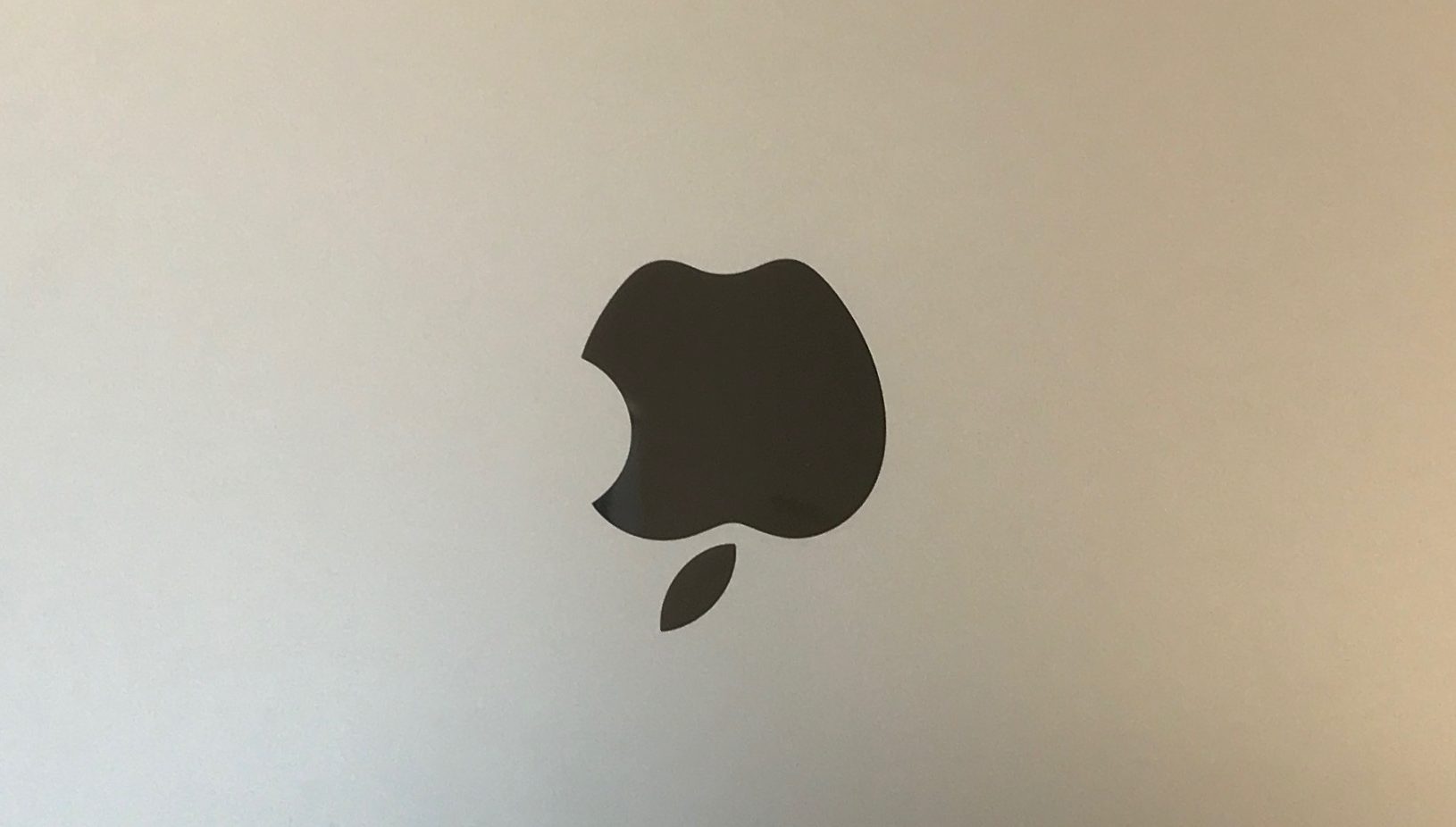 upside-down Apple logo