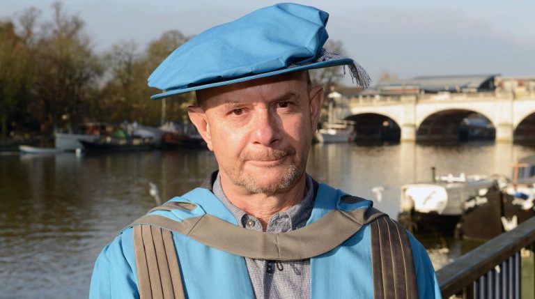 About A Boy author Nick Hornby receives Honorary Degree from Kingston University