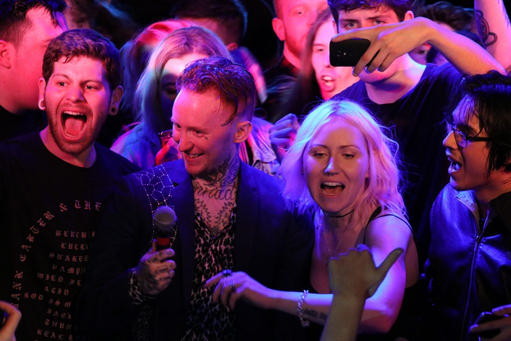 The crowd storms the scene for the band's final song, I Hate You. Photo credit: Oda Ottesen