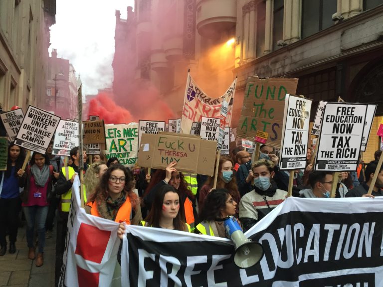 VIDEO: KU students march for free education