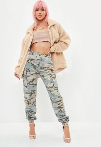 petite-premium-camo-printed-cargo-trousers