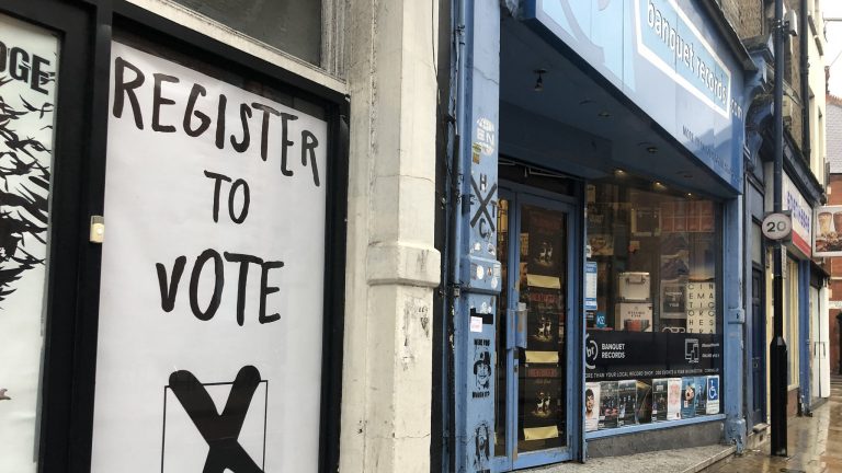 Banquet Records manager continues to encourage students to vote in the General Election
