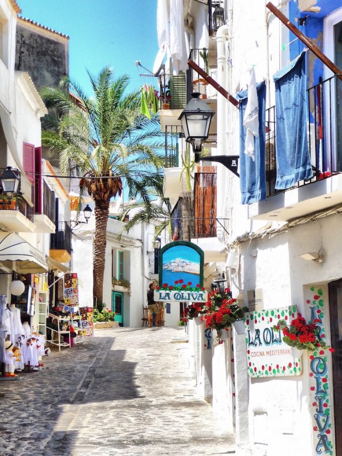 Balearic Islands the old town is colourful and beautiful with its cobbled streets. Image credit: @bel2000a