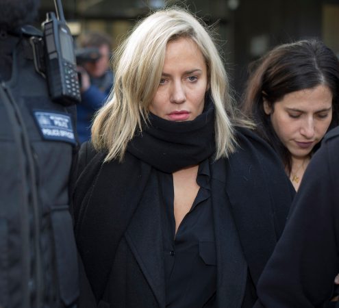 Caroline Flack attending court December 2019