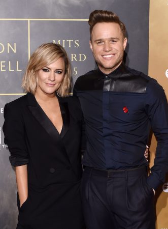 an image of Caroline Flack and Olly Murs at an award show