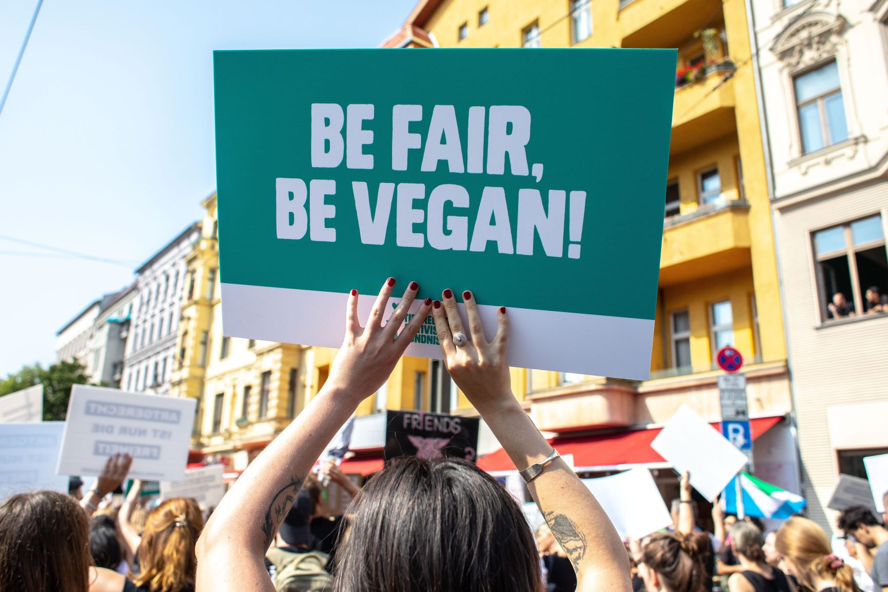 Be Fair Be Vegan poster