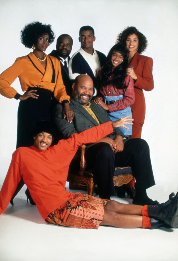 A still shot of the Fresh Prince cast.