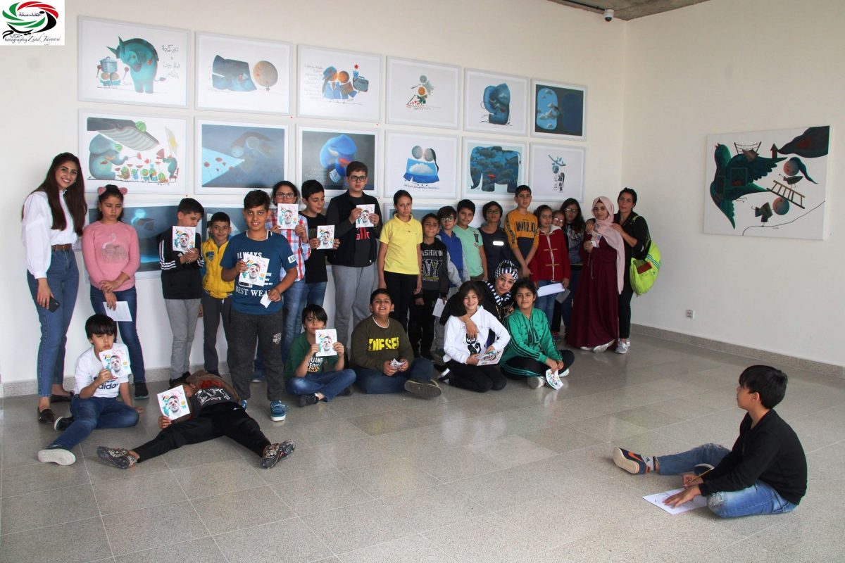 Artmejo's art tour given to kids from public schools with less privileged backgrounds. 