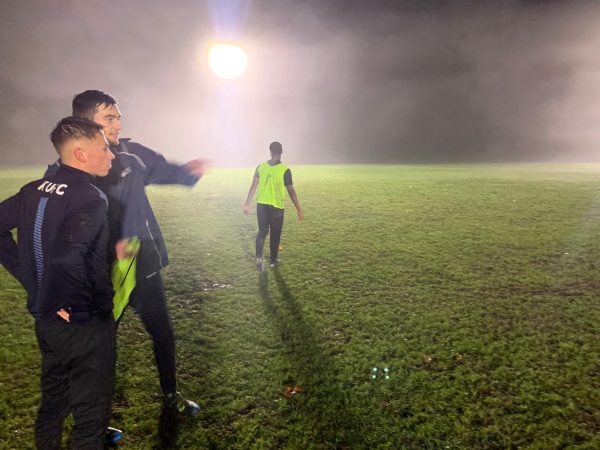 Kotting McMillan at a second team training session 