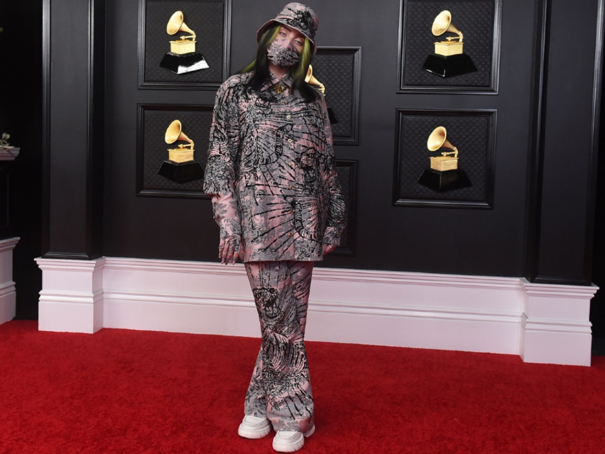 Billie Eilish arrives at the 63rd annual Grammy Awards at the Los Angeles Convention Center  14 Mar 2021