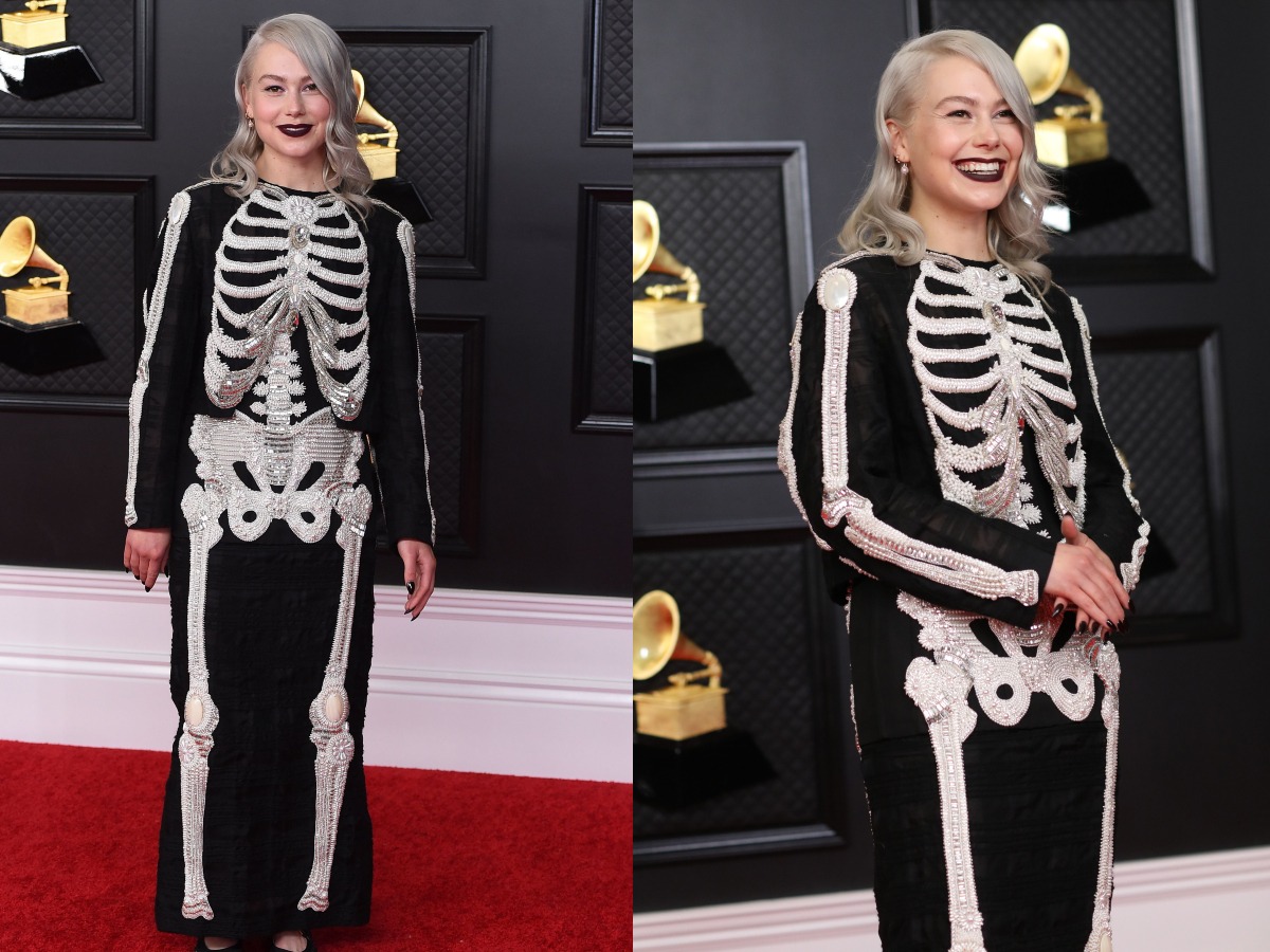 Phoebe Bridgers arrives at the 63rd annual Grammy Awards at the Los Angeles Convention Center