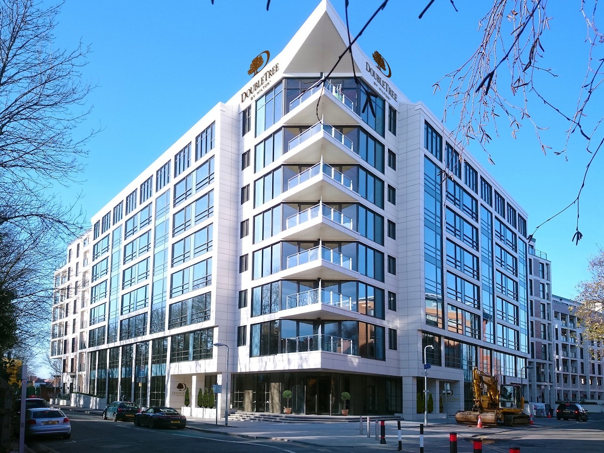 The Double Tree by Hilton hotel in Kingston Upon Thames which is housing the students currently displaced from 75 Penrhyn Road.