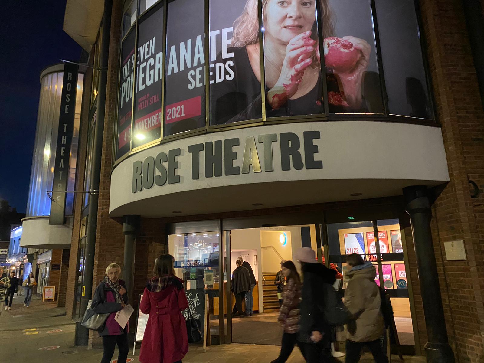Night life outside Rose theatre