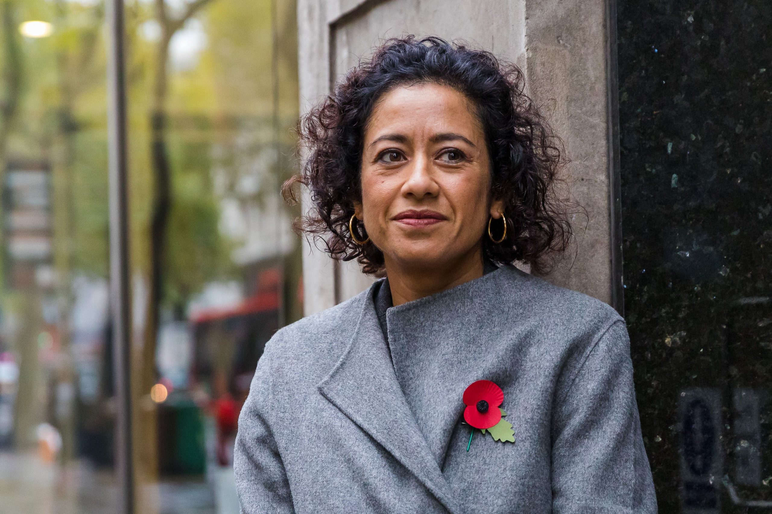 Samira Ahmed at the Central London Employment Tribunal to attend an equal pay case hearing against the BBC.