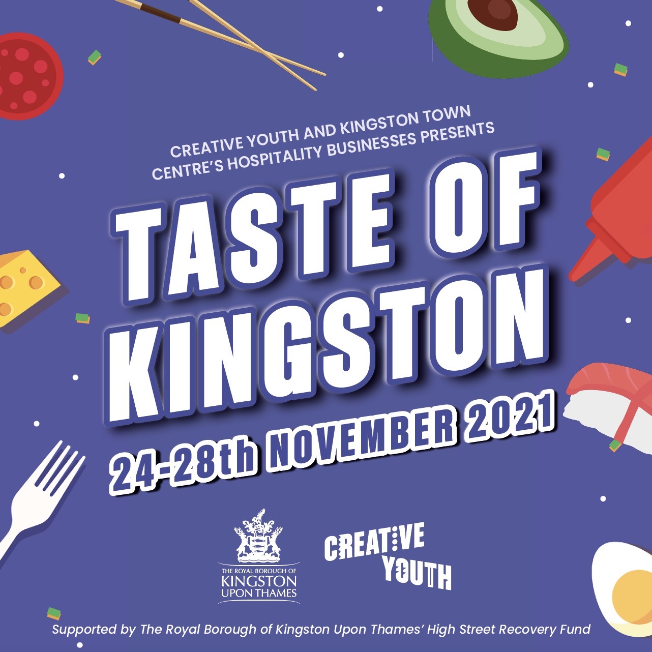 Poster reading 'Taste of Kingston'