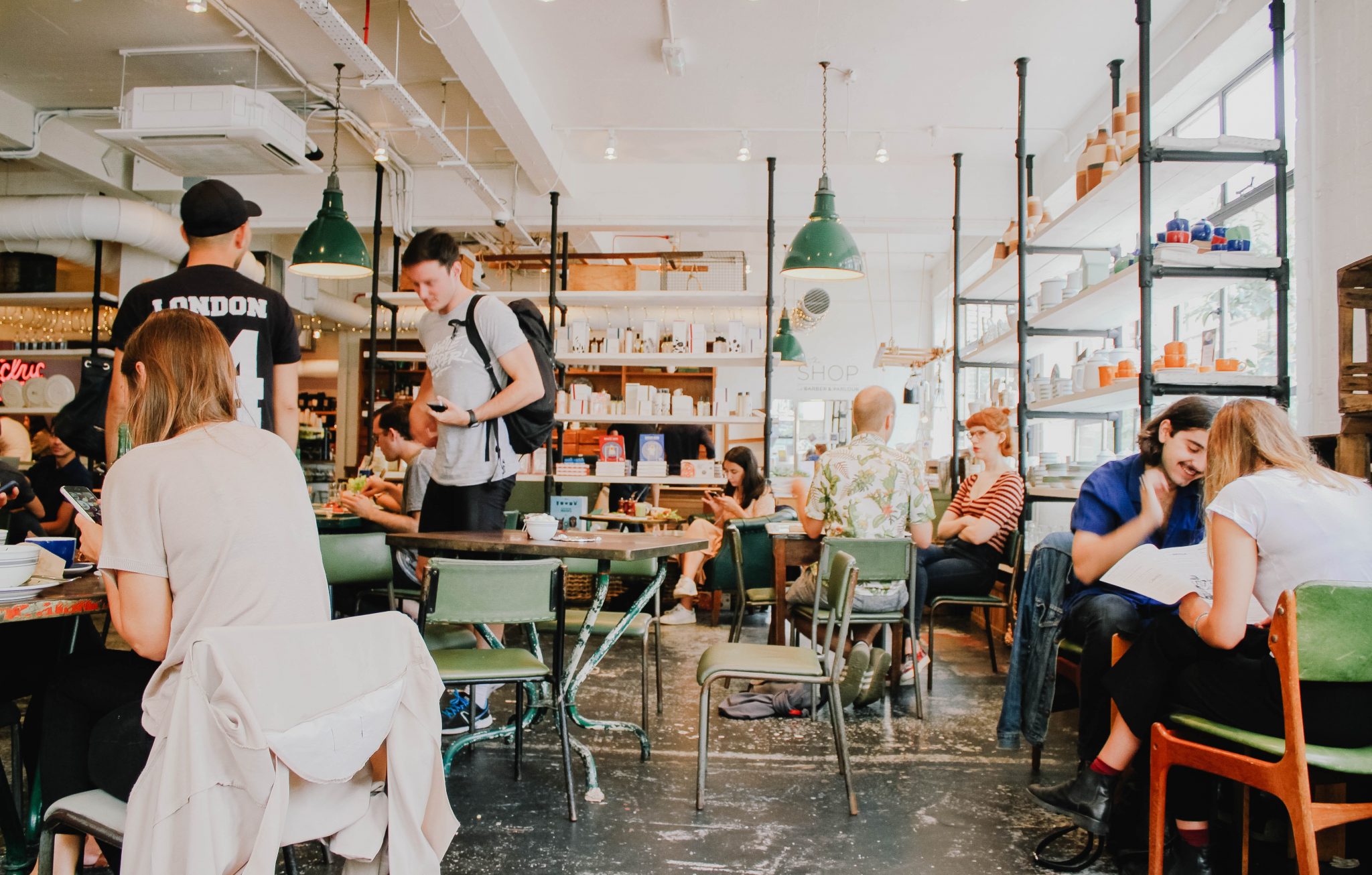 Busy cafe