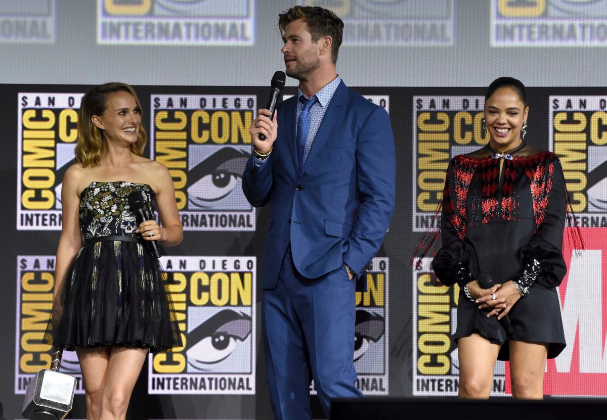 The stars of Thor: Love and Thunder at Comic-Con