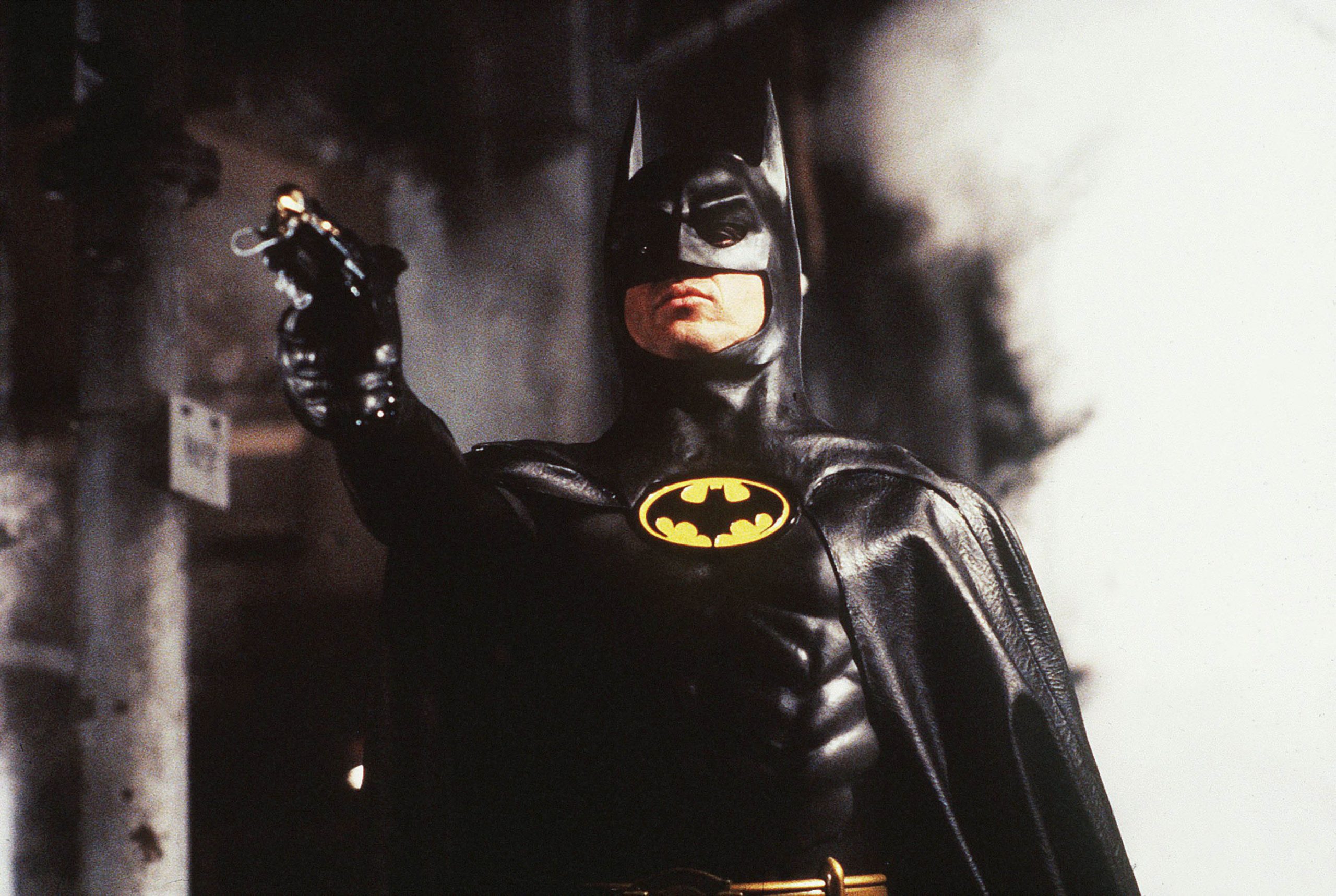 Michael Keaton from the 1989 Batman film