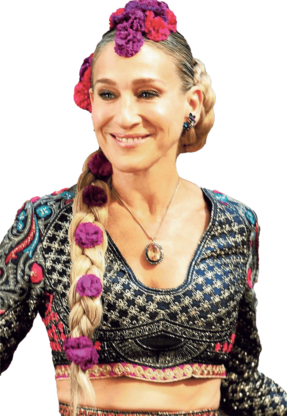 Sarah Jessica Parker wearing Indian attire